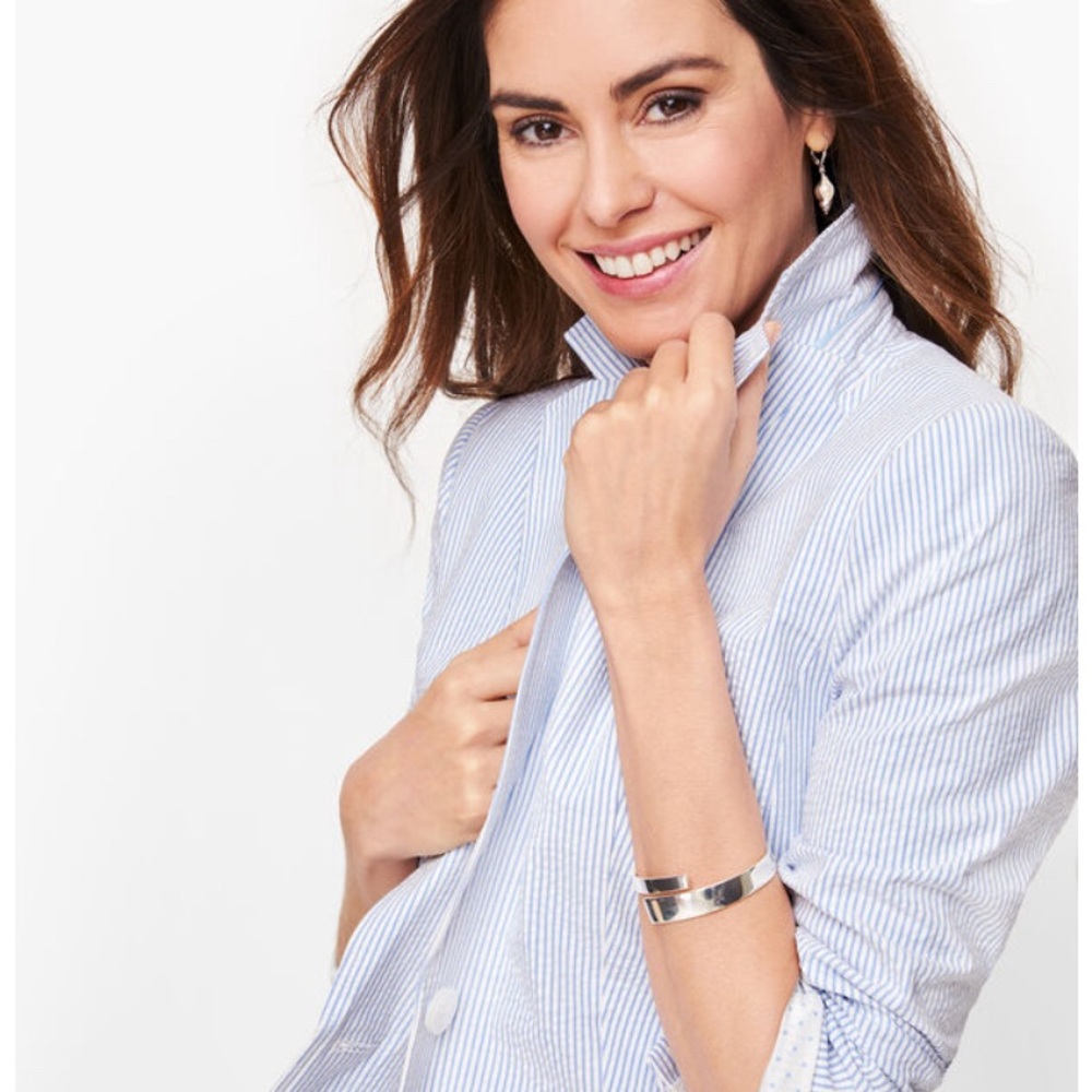 Seersucker Talbots blazer